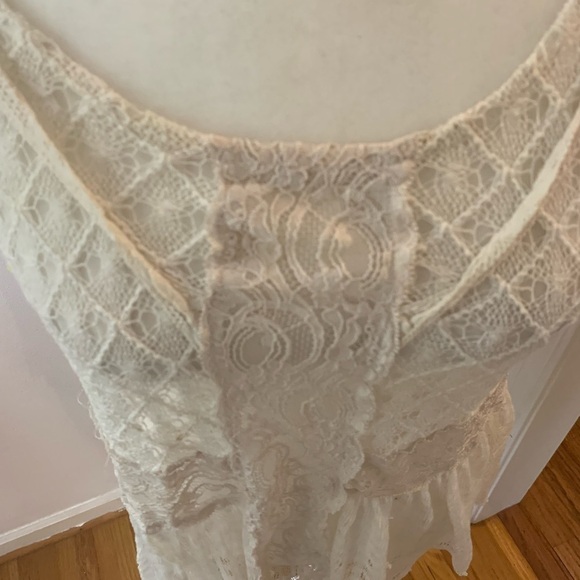 New Romantics Free People sheer tunic, size M - Picture 3 of 7